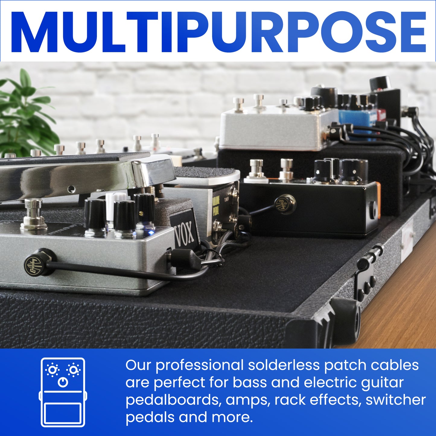 The Solderless Pedalboard Cable Kit - 2 Pack of Connectors 🇬🇧