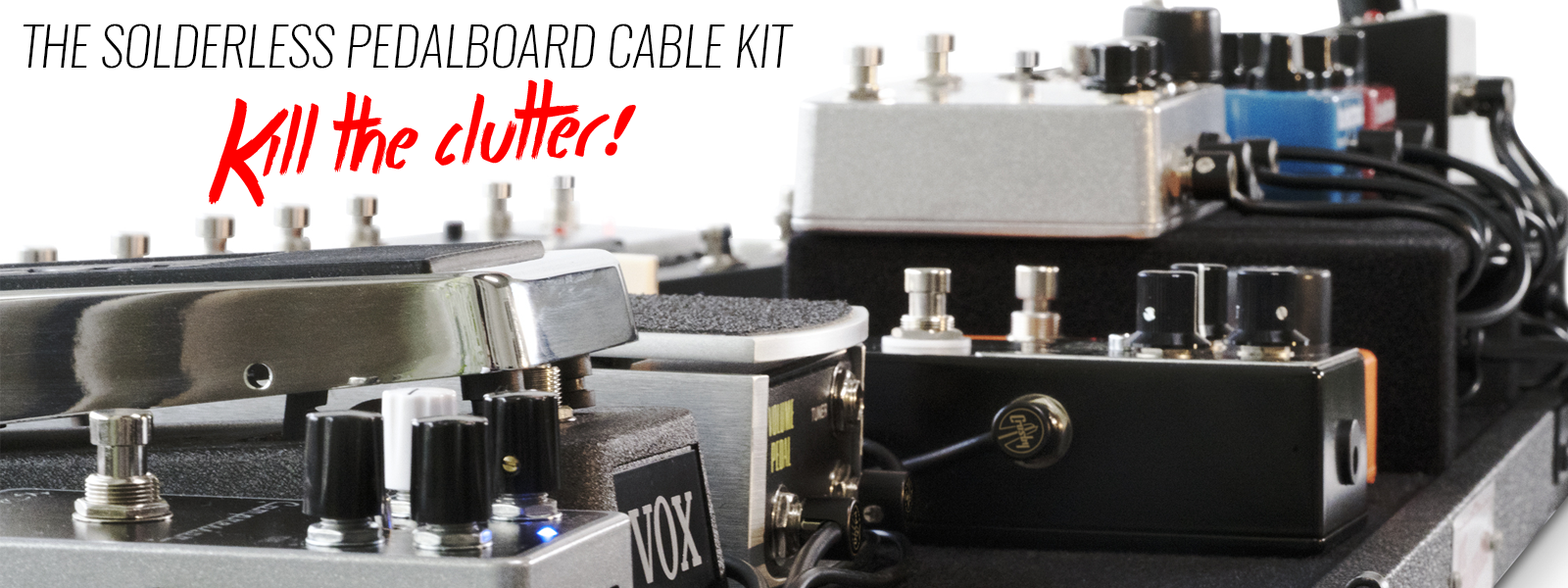 The Solderless Pedalboard Cable Kit