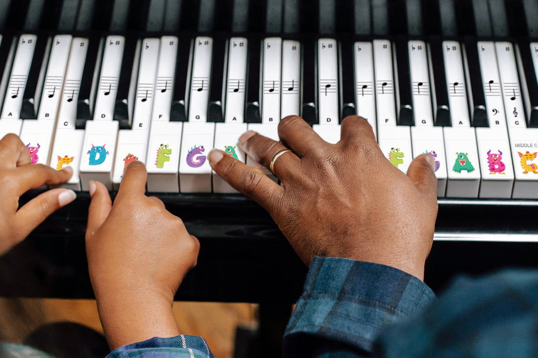 Do Piano Stickers Help or Hinder Learning? - Crosby Audio