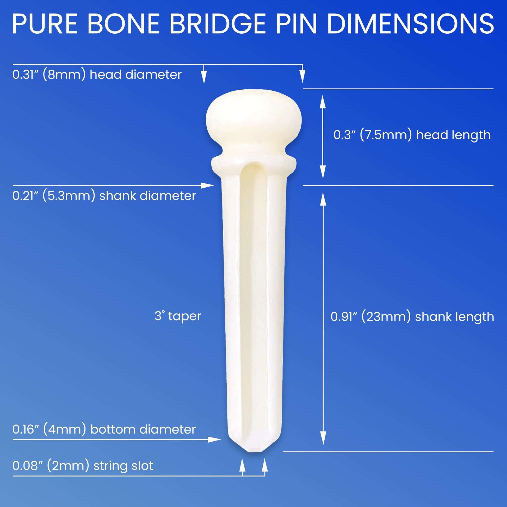 Pure Bone Bridge Pins 🇺🇸