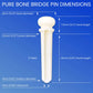 Pure Bone Bridge Pins 🇨🇦