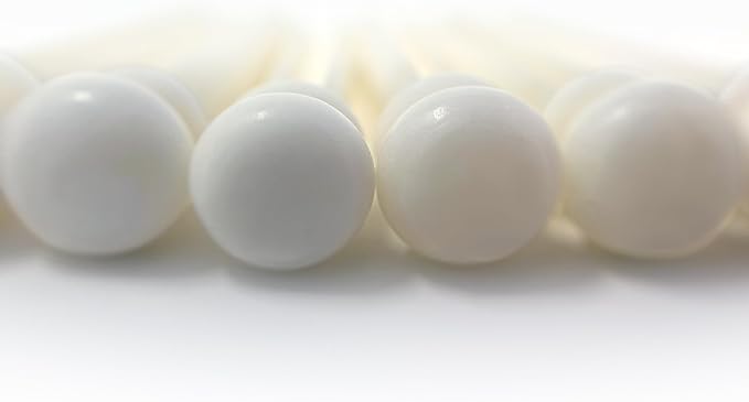 Slotted Pure Bone Bridge Pins with White Top for 6 & 12 String Acoustic Guitar